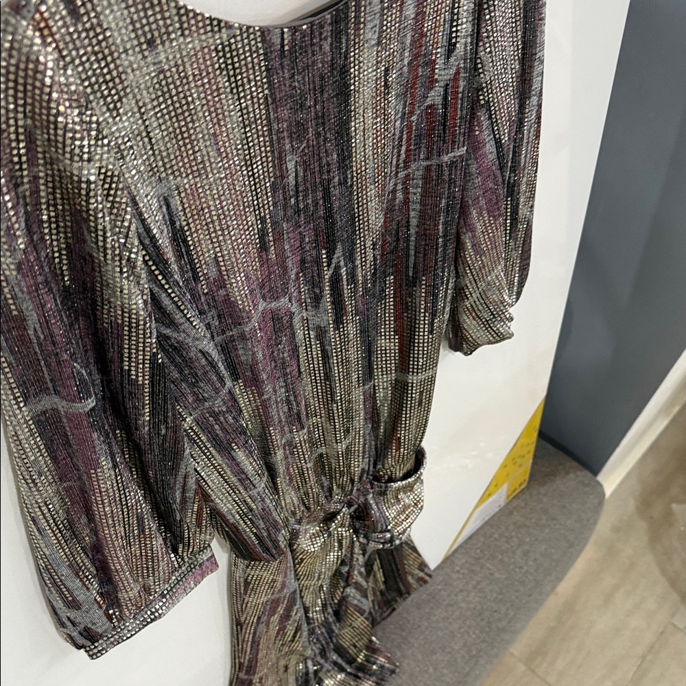 ba&sh Metallic Multicolor Backless Dress - Picture 5 of 7